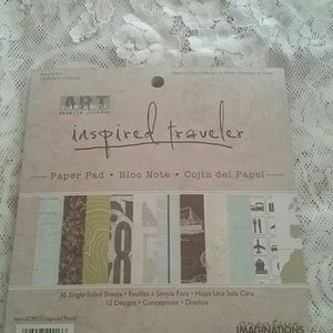 Inspired traveler paper pad